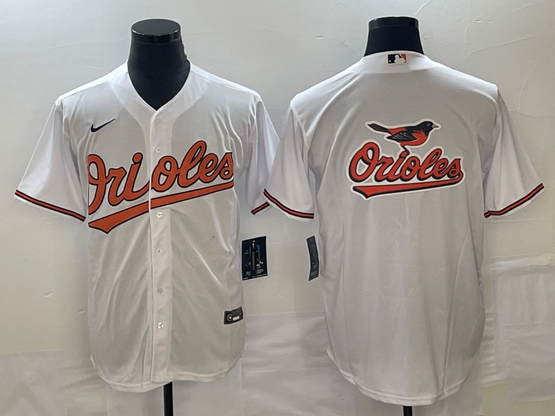 Men's Baltimore Orioles White Home Team Jersey